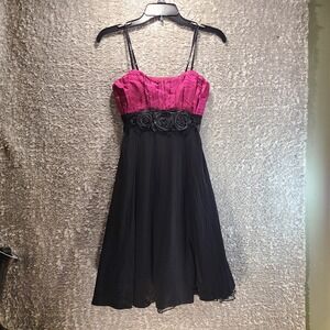 Snapp Y2K Size 7 Dress Fairy Whimsical Grunge Strappy Side Zip Lined
